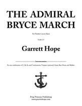 The Admiral Bryce March Concert Band sheet music cover